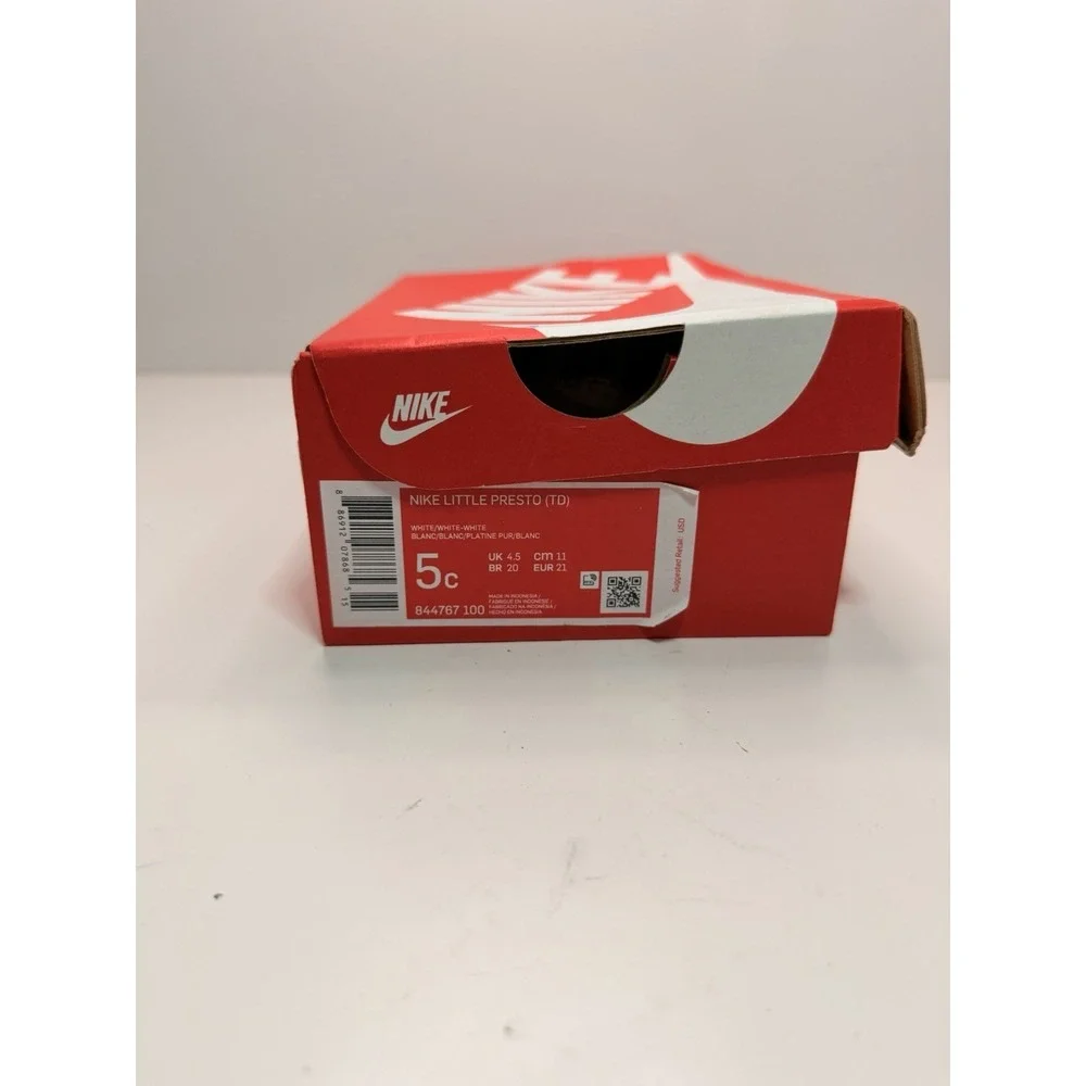 Nike Little Presto‎ (TD) – Size 5C + Box 844767-100